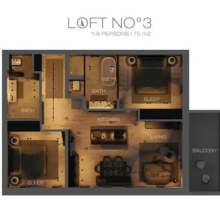 公寓式酒店 The Black Eagle Luxury