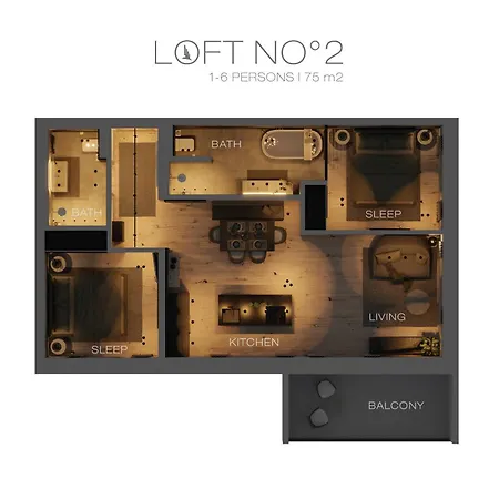 Hotel apartamentowy Black Eagle Luxury *